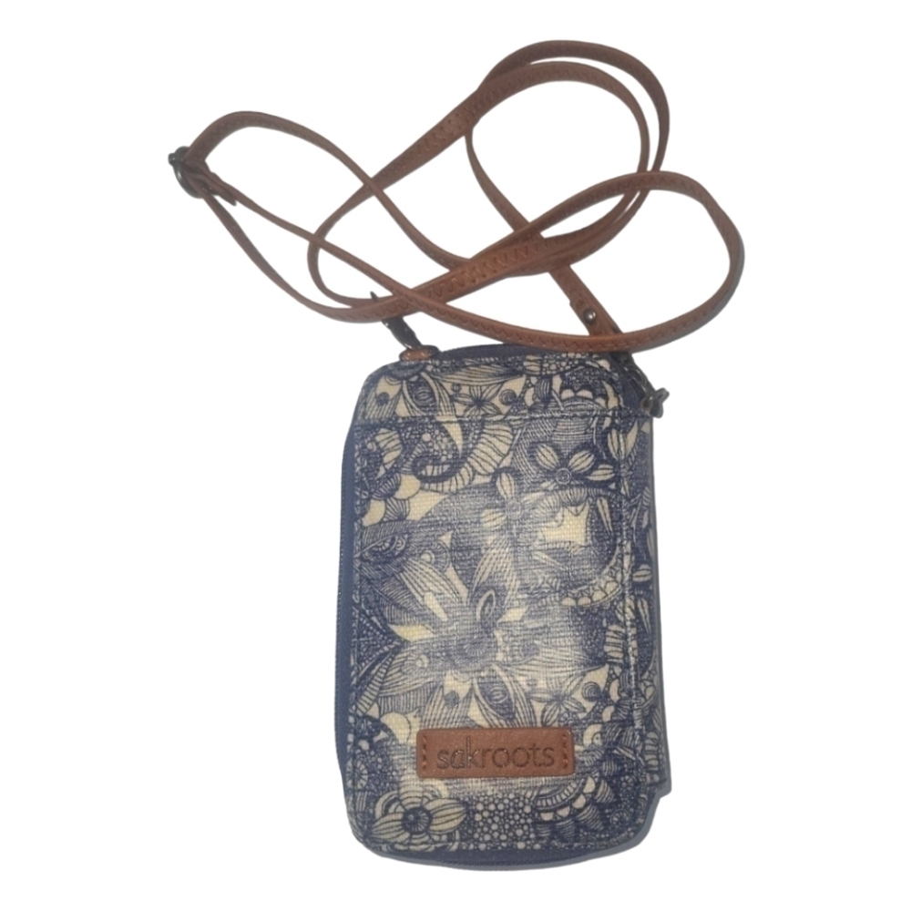 Sakroots Artist Circle Nature Smartphone Wallet Wristlet Crossbody